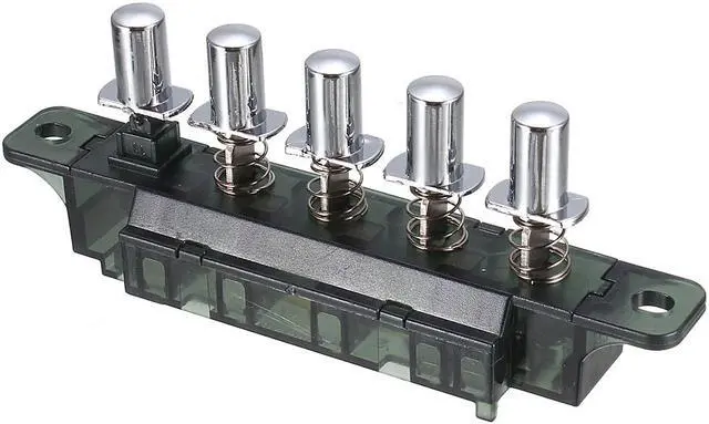 Main image of Unique Bargains MQ165 3-Interlock 1-Reset 1-Latching 5 Keys Switch 250VAC 4A for Kitchen Hood