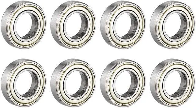 Main image of Deep Groove Ball Bearing 6800ZZ Double Shield 10 x 19 x 5mm Carbon Steel 8pcs