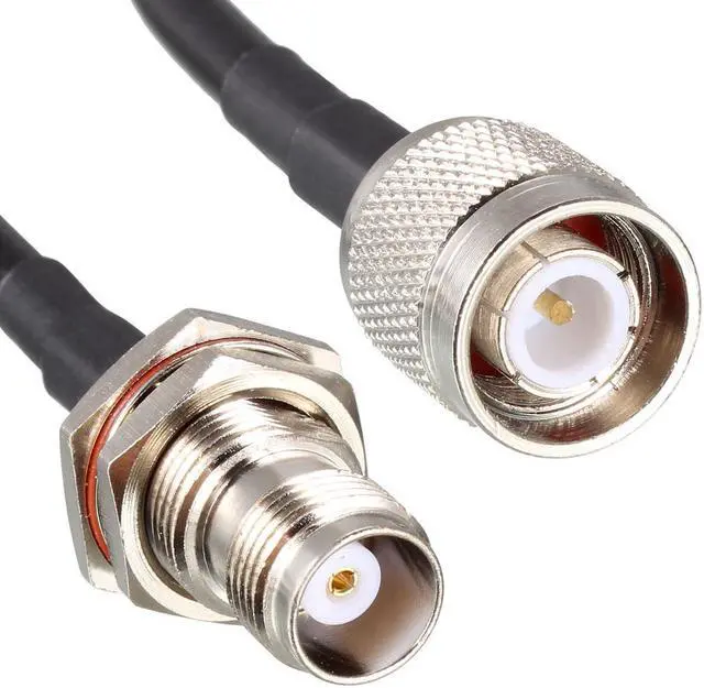Alt view image 3 of 4 - RG58 RF Coaxial Cable TNC Male to TNC Female Pigtail Jumper Cable 10 Feet