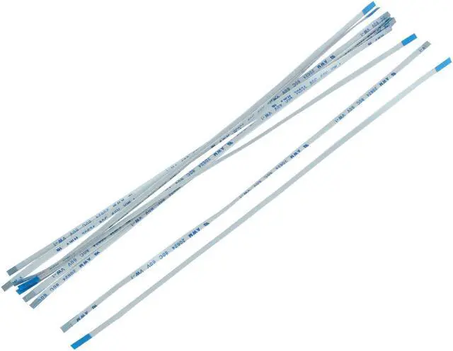 Main image of Unique Bargains 10Pcs 0.5mm Pitch 4 Pin AWM 20624 80C 60V VW-1 Flexible Flat Cable FFC 200mm