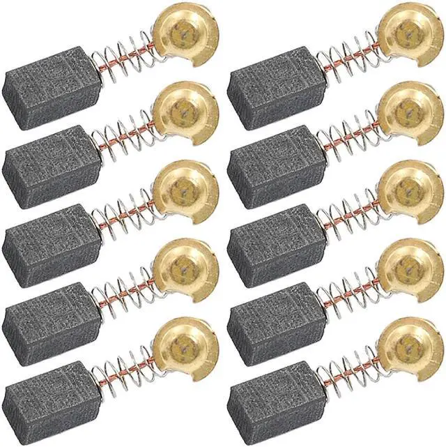 Main image of Unique Bargains 5 Pairs Replacement 6.5 x 7.5 x 12.5mm Motor Carbon Brushes for Power Tool