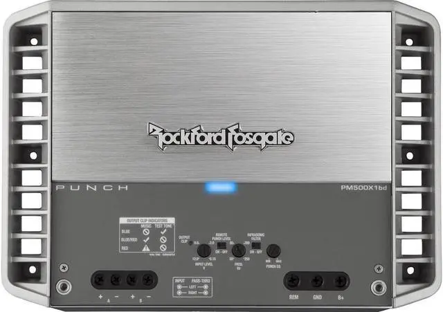 Alt view image 2 of 7 - Rockford Fosgate PM500X1BD 500W Marine Boat Powersports Mono Subwoofer Amplifier
