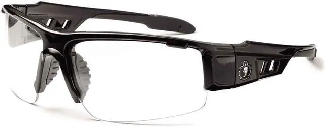 Alt view image 3 of 8 - Ergodyne Clear Safety Glasses Dagr Black 52000