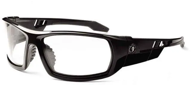 Alt view image 3 of 7 - Ergodyne Smoke Lens Safety Glasses w/Fog-Off Gray 50133