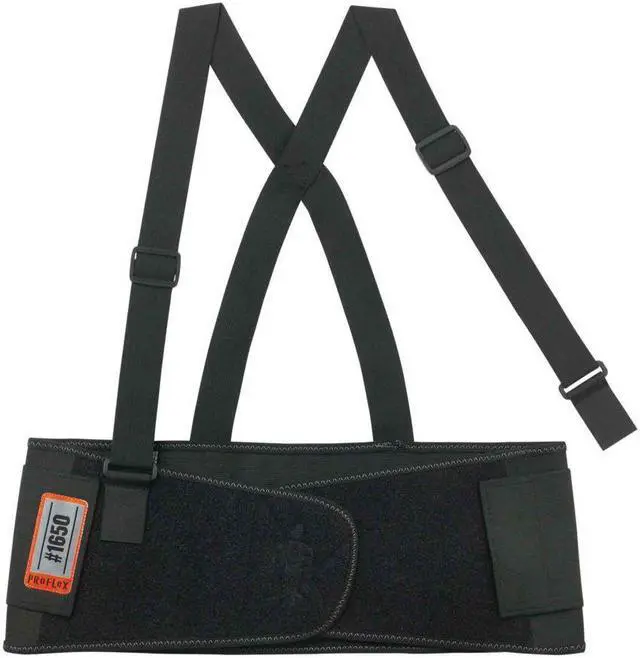 Alt view image 4 of 14 - 1650 4XL Black Economy Elastic Back Support