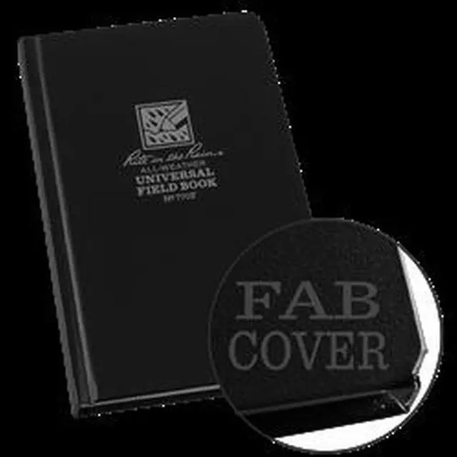 Alt view image 3 of 8 - RITE IN THE RAIN 770F Bound Notebook,Uni,4-3/4in. x 7-1/2in.