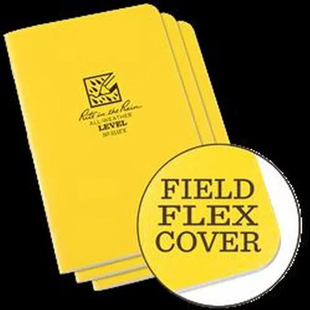 Alt view image 3 of 3 - RITE IN THE RAIN 371FX All Weather Stapled Notebook,Unvrsl,PK3