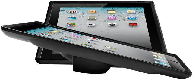 Alt view image 9 of 13 - Rev360 Rotating iPad (Gen 2, 3 & 4) Case - Black