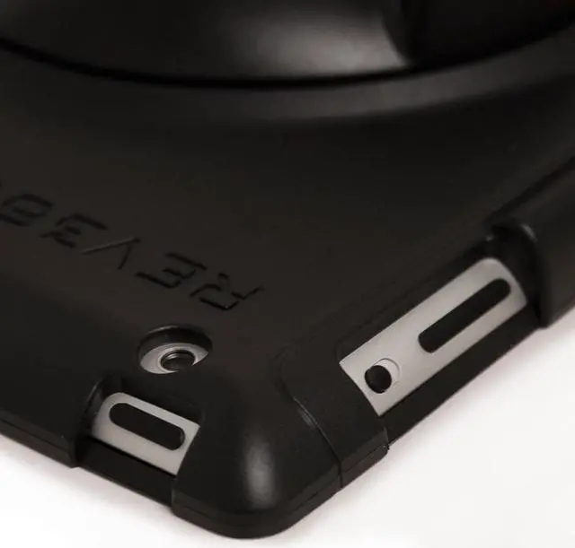 Alt view image 10 of 13 - Rev360 Rotating iPad (Gen 2, 3 & 4) Case - Black