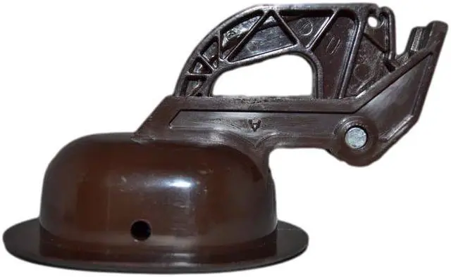 Alt view image 2 of 2 - Recliner-Handles Small Oval Recliner Handle Recliner Handle only no Recliner Cable Brown Finish 3mm Barrel Cable Hole