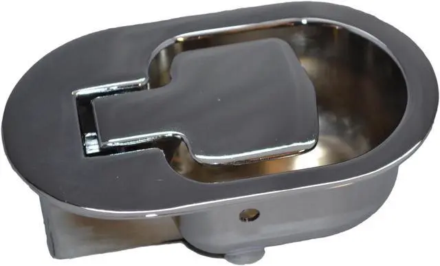 Main image of Recliner-Handles Chrome Metal Flapper Style Recliner Release Trigger Handle