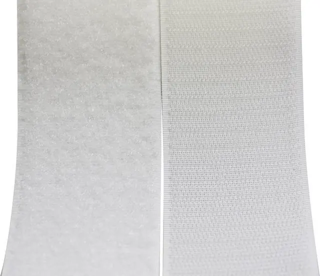 Main image of Sew On Hook and Loop For Fabric 1 Inch Wide White, 25 Yards