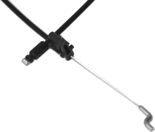 Alt view image 2 of 3 - Replacement Recliner Handle Cable 3.85" Exposed Wire, 6mm Barrel, 40.25" Overall Length with S-Tip