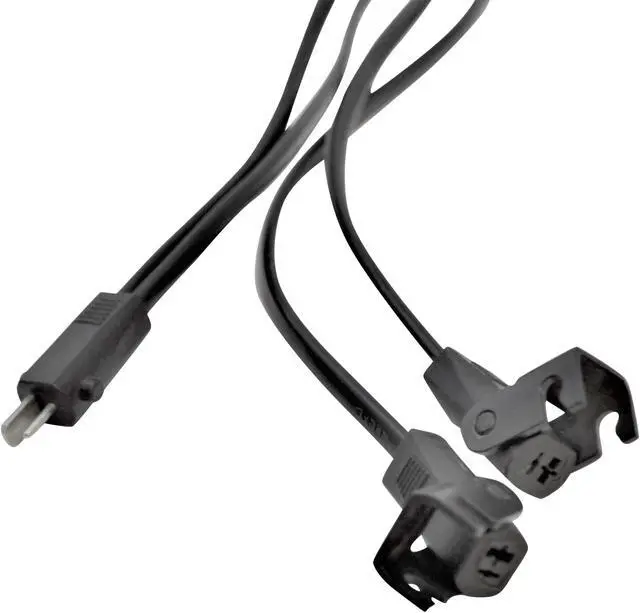 Alt view image 2 of 4 - KD 2 Pin Splitter Y-Cable Connect Two Motors to One Transformer Extension Cable For Electric Recliner Sofa Sectional 60"