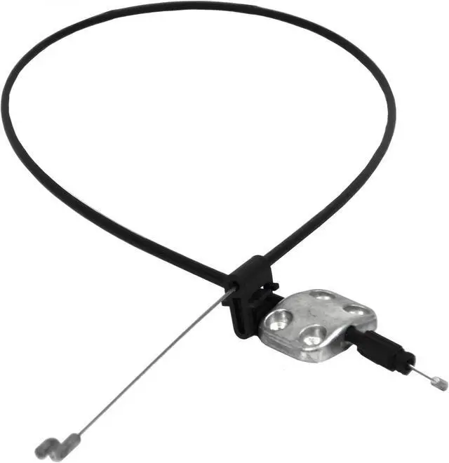Main image of Replacement Recliner Handle Cable  5.25" Exposed Wire, Metal Bracket, 3mm Barrel, 37.25  Total Length with S-Tip