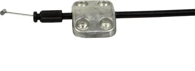 Alt view image 2 of 2 - Replacement Recliner Handle Cable  5.25" Exposed Wire, Metal Bracket, 3mm Barrel, 37.25  Total Length with S-Tip