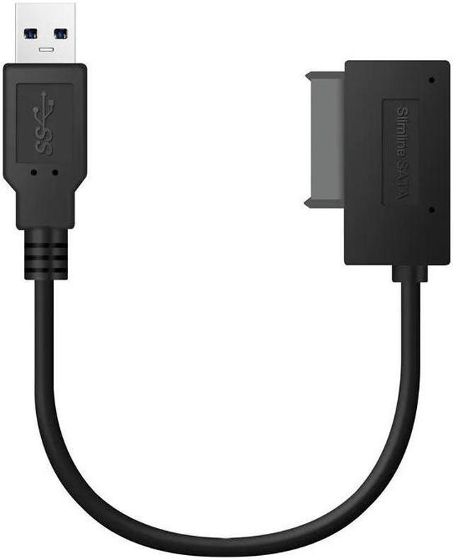 Alt view image 2 of 5 - USB to SATA USB 3.0 to 7+6 13Pin Slimline SATA Adapter Cable For HDD Drive Adapter For DVD/CD ROM