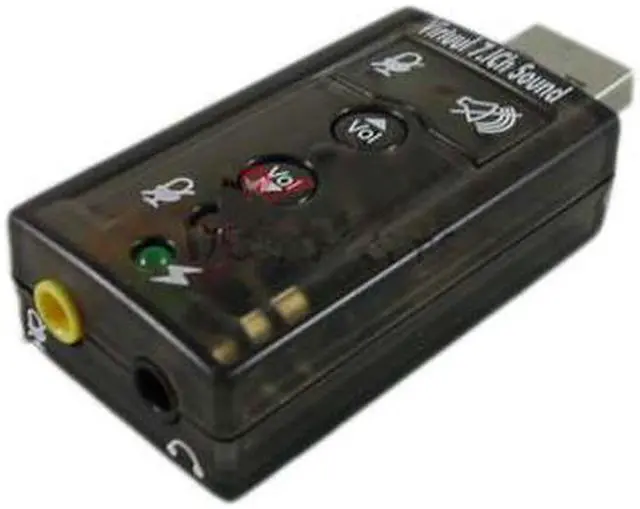 Main image of New MINI 3D USB 2.0 EXTERNAL SOUND CARD 7.1 AUDIO ADAPTER