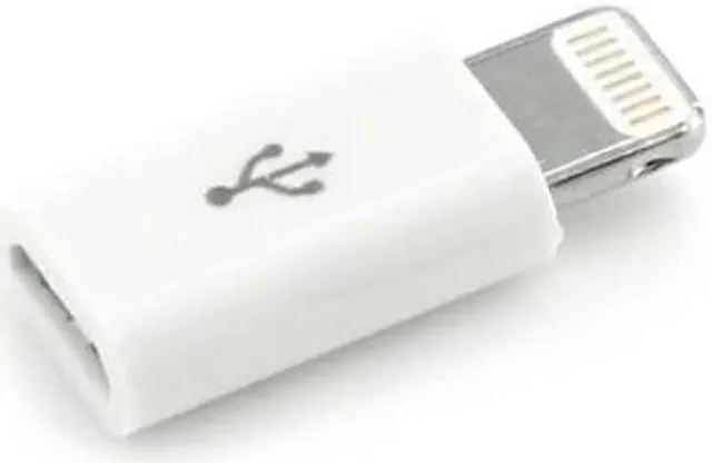 Alt view image 2 of 6 - 8 Pin to Micro USB female Adapter Converter for Ipod Touch 5 Ipad Mini Iphone 5 iPhone 5S iPhone 6