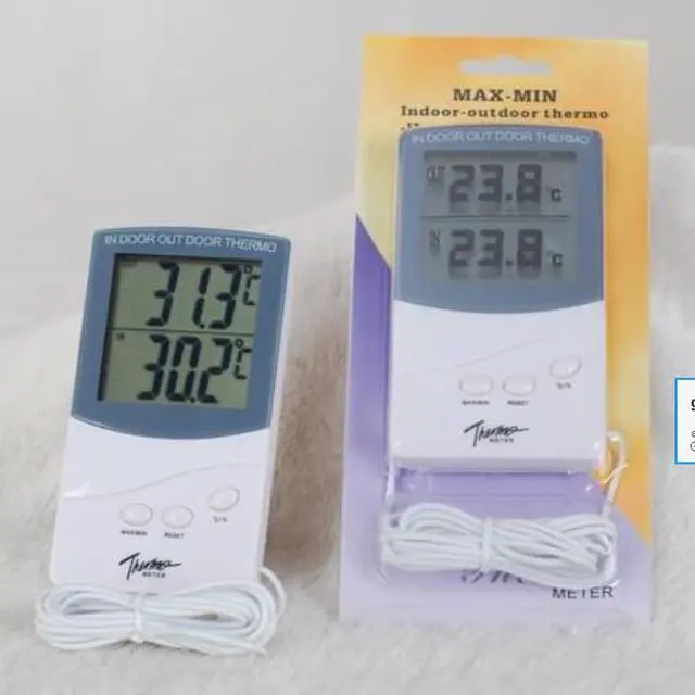 Alt view image 2 of 3 - TA338 Digitale LCD Internal and External Thermometer Hygrometer Temperature