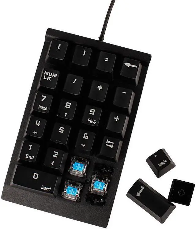 Main image of Mechanical Numeric Keypad Number Pad Numpad 22-key Number Pad with USB Wired