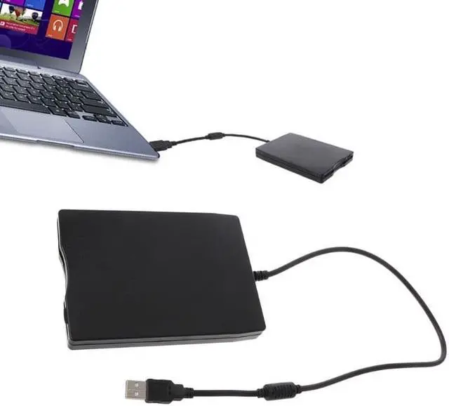 Alt view image 3 of 6 - Super Slim  1.44Mb 3.5" USB External Portable Floppy Disk Drive Diskette FDD For Laptop PC  Win 2000 professional/ME/XP/ VISTA / 7
