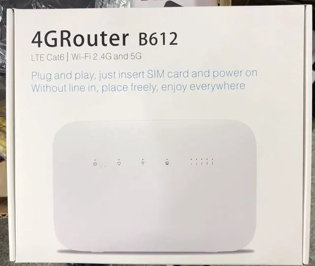Alt view image 5 of 7 - Unlocked with  B612s-25d 4G LTE Cat.6 CPE Home Broadband Modem WiFi wireless Router 300Mbps