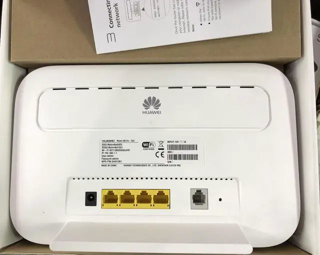 Alt view image 6 of 7 - Unlocked with  B612s-25d 4G LTE Cat.6 CPE Home Broadband Modem WiFi wireless Router 300Mbps