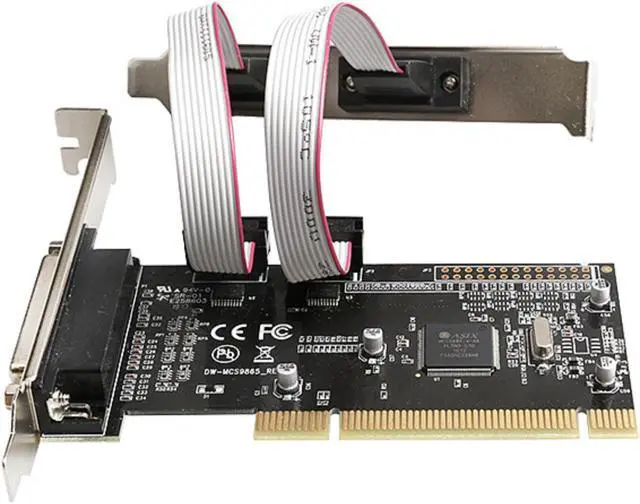 Alt view image 6 of 7 - PCI Expansion Card Adapter Converter to Dual RS232 RS-232 Serial Ports  with DB25 Printer Parallel Port LPT