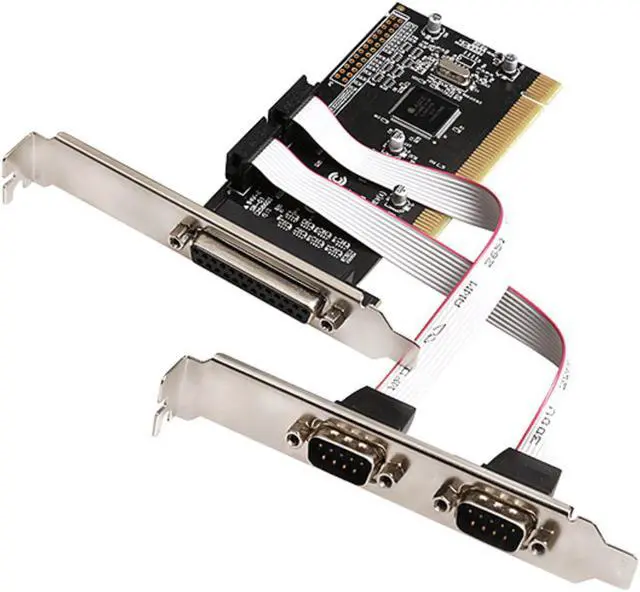 Main image of PCI Expansion Card Adapter Converter to Dual RS232 RS-232 Serial Ports  with DB25 Printer Parallel Port LPT