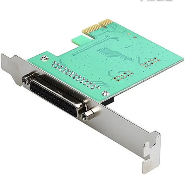 Alt view image 2 of 7 - PCI-E 1x  Parallel Port DB25 LPT Printer Card Adapter Expansion card for WCH382L  full duplex