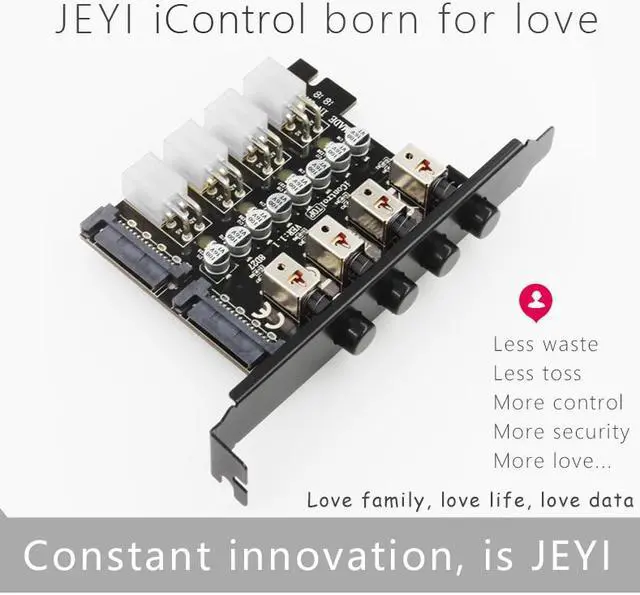 Alt view image 3 of 7 - iControl-8 more 4 hard disk hard control system intelligent control hard disk management system HDD SSD power switch four