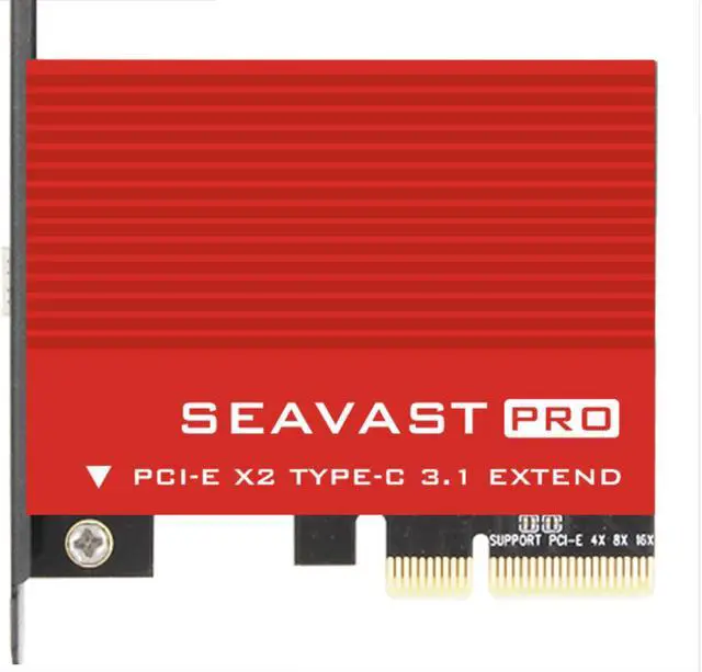 Main image of JEYI SEAVAST-8 usb 3.1 C+A Two port pice expansion card start USB3.1 add on card PCIE x2 TYPE C version 3.1 adapter card to ASM1142 ASMEDIA PCIE USB3.1 GEN2 support pic-e X2 X4 X8 X16