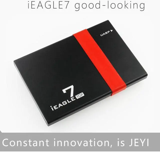 Alt view image 2 of 7 - iEAGLE7 2.5 Mobile HDD SSD BOX USB3.0 Port Support TRIM NCQ ASM1153E Chip ALL Aluminium Fast SATA3 Speed ONLY 7mm Harddisk up to 5T
