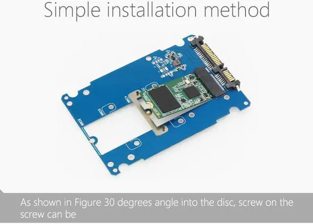 Alt view image 7 of 7 - SN7 NGFF TO SATA SSD BOX SATAIII 2.5' SSD 2230 2242 2260 2280mm 67 pin NGFF TO 22Pin SATA 80mm ngff TO SATA M.2 ngff To SATA3 SSD