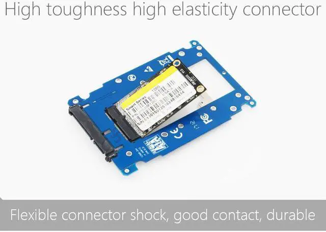 Alt view image 3 of 7 - SM7 mSATA TO SATA SSD BOX SATAIII 2.5' SSD Box 30x27/50/70mm 52 pin mSATA TO 22Pin SATA 50mm and SATA 52Pin and SATA3 SSD Caddy