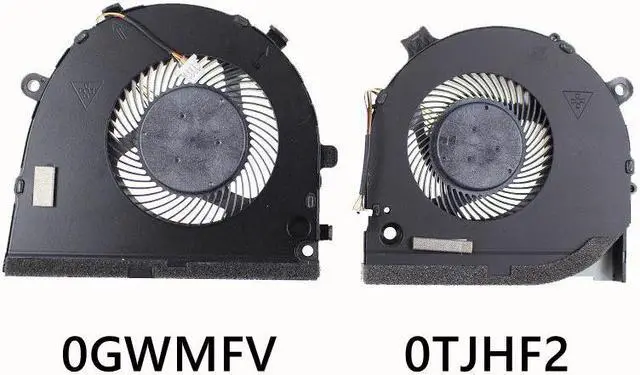 Alt view image 3 of 5 - New 4 wire Laptop CPU GPU cooling Fan for Dell G3 3579 G3-3579 3779 G5 5587 G5-5587  fan cooler FKB7 OJWMFV  DC28000KVF0 DFS551205ML0T TP  FKB6 OTJHF2 DC28000KUF0 DFS481105F20T EP a pair