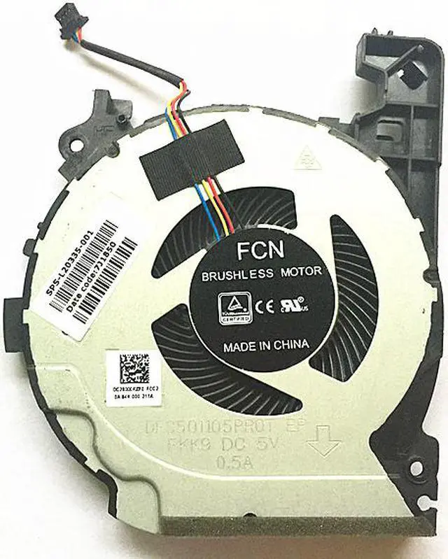 Alt view image 2 of 3 - New 4 wire CPU  COOLING FAN COOLER FOR HP PAVILION 15-CX0068TX 15-CX0058WM 15-CX 15-CX0160TX  5-CX0060TX TPN-C133 DFS501105PR0T FKK9 L20335-001