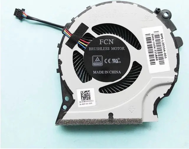Alt view image 4 of 5 - A pair 4 wire GPU CPU  COOLING FAN COOLER FOR HP PAVILION 15-CX0068TX 15-CX0058WM 15-CX 15-CX0160TX  5-CX0060TX TPN-C133 DDFS481305MC0T FKKA  L20334-001 DFS501105PR0T FKK9 L20335-001