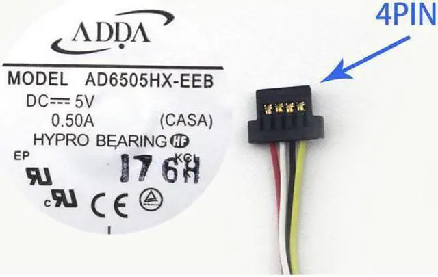 Main image of 4 PIN New Laptop CPU cooling fan for HP Pavilion dv7-6157nr dv7-6158ca dv7-6160ca dv7-6163cl dv7-6163us dv7-6165us dv7-6166nr dv7-6168nr dv7-6169nr dv7-6175us