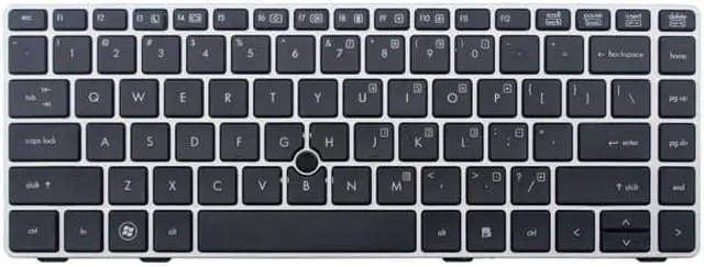 Alt view image 2 of 3 - New keyboard for HP EliteBook 8460p 8460w 8470p 8470w US layout With Frame&Mouse Point