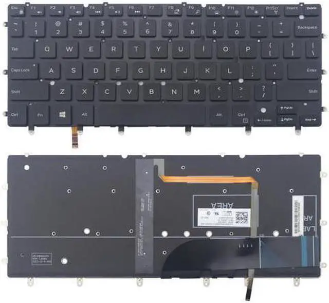 Main image of New Laptop Backlit Keyboard for Dell Inspiron 15 7547 7548 04XVX6 DKDXH US Layout Black Color