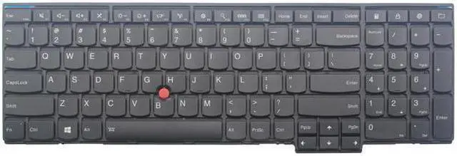 Main image of Laptop Backlit keyboard for Lenovo IBM ThinkPad 04Y2387 0C44952 MP-12P63USJ442W KMBL-105US US Layout Black color
