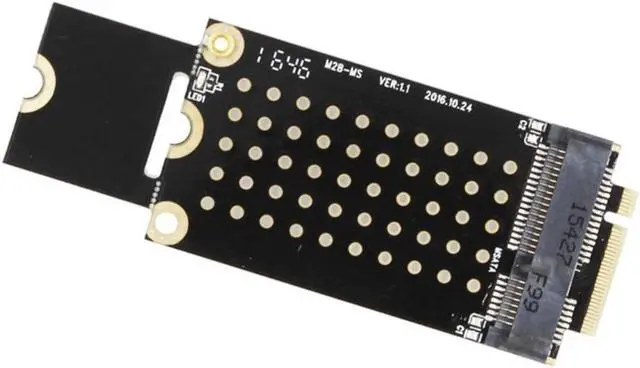 Alt view image 4 of 5 - MTON mSATA TO NGFF mini SATA Transfer m.2 NGFF 2260 2280 SATA3 m.2 Port TO mSATA Port mSATA Become to  NGFF 67 pin m.2 mSATA3