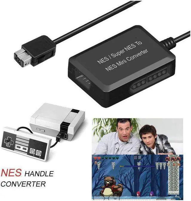 Alt view image 5 of 6 - Adapter Converter for NES/Super NES To NES Controller Mini Adapter Converter
