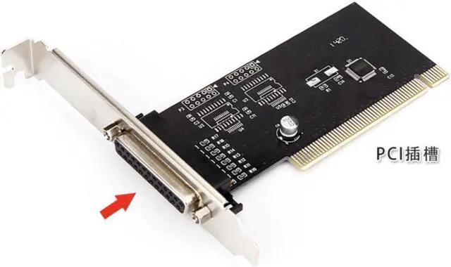 Alt view image 6 of 7 - PCI to Parallel Port Expansion Card Adapter PCI To Parallel 25pin DB25 Printer Port Controller Card With Low Profile Bracket support SPP/PS2/EPP/ECP