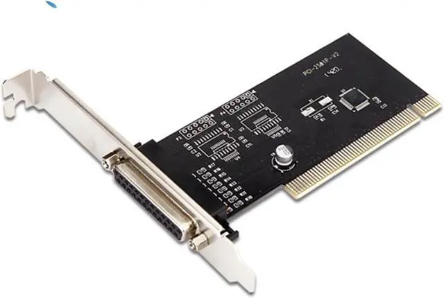 Alt view image 7 of 7 - PCI to Parallel Port Expansion Card Adapter PCI To Parallel 25pin DB25 Printer Port Controller Card With Low Profile Bracket support SPP/PS2/EPP/ECP