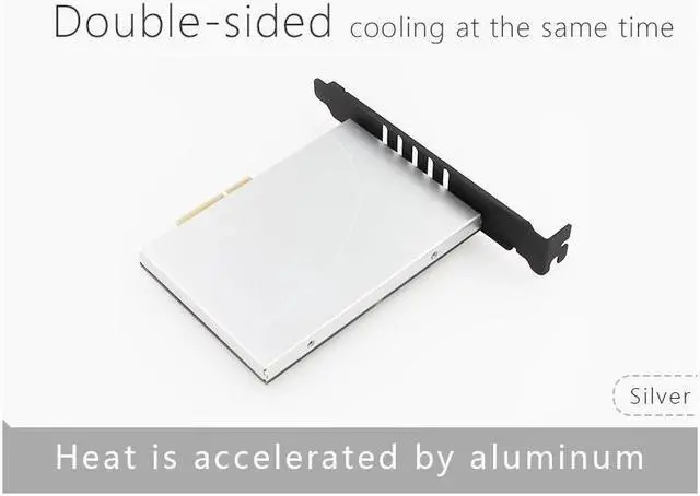 Alt view image 6 of 7 - Frigate No.1 M.2 NVMe SSD NGFF TO PCIE 3.0 X4 Adapter M Key interface card Support PCI-Express x4 2280 Size m.2 FULL SPEED