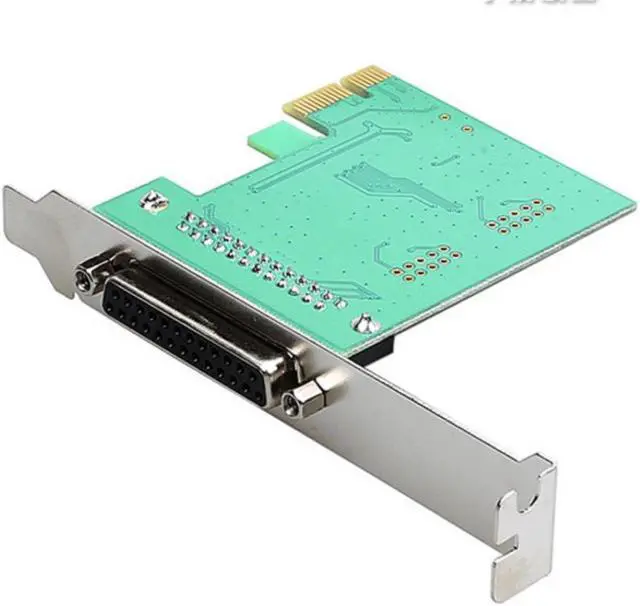 Alt view image 6 of 7 - PCI-E 1x  Parallel Port DB25 LPT Printer Card Adapter Expansion card for WCH382L  full duplex