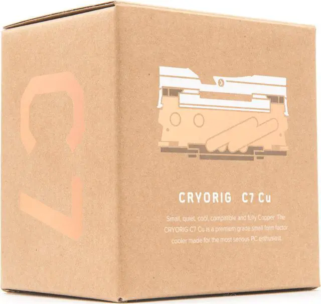 Alt view image 6 of 13 - Cryorig C7 Cu 405 CFM CPU Cooler